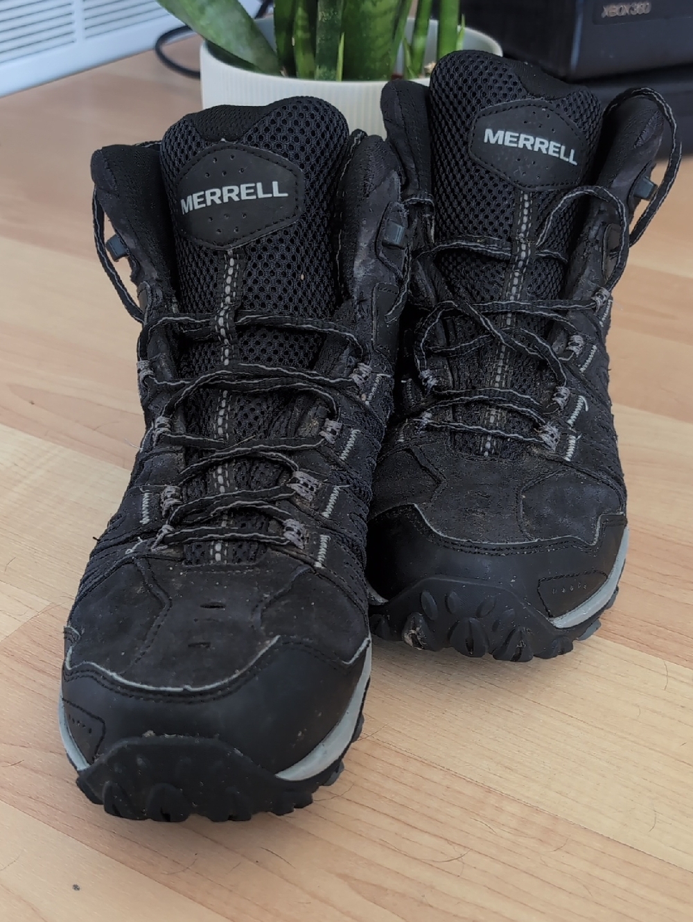 Merrell Black Men's Waterproof Trail Boots